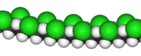 Молекула поливинилхлорида